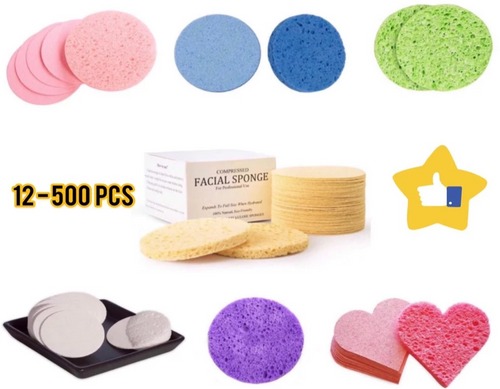 Compressed Face Sponges (6-5,000) PACK