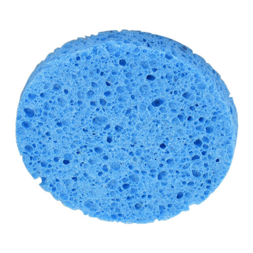 Blue Round Compressed Cellulose Facial Sponges