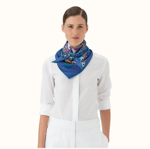 Silk Twill Scarf Styling: 7 Hermes Inspired Ideas – Wanderland Collective