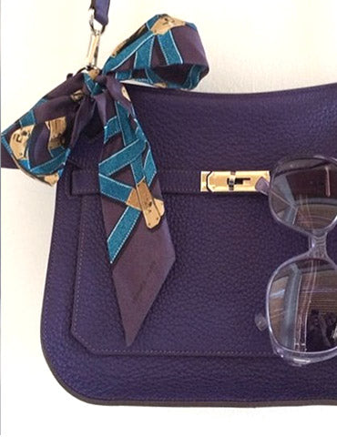 6 Ways to Tie Hermes Twilly (How to wrap Twilly onto Handbags