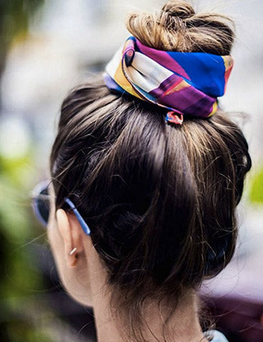 hermes twilly scarf in hair