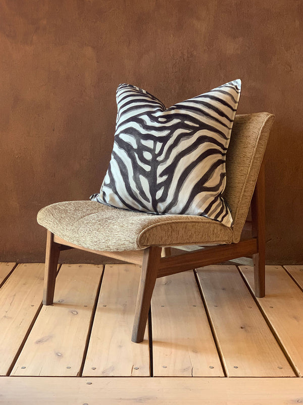 Aureum Zebra Velvet Scatter Cushion