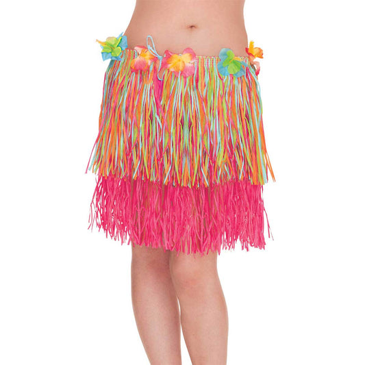 Child Plastic Luau Skirt