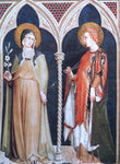  Simone Martini St Clare and St Elizabeth of Hungary - Hand Painted Oil Painting