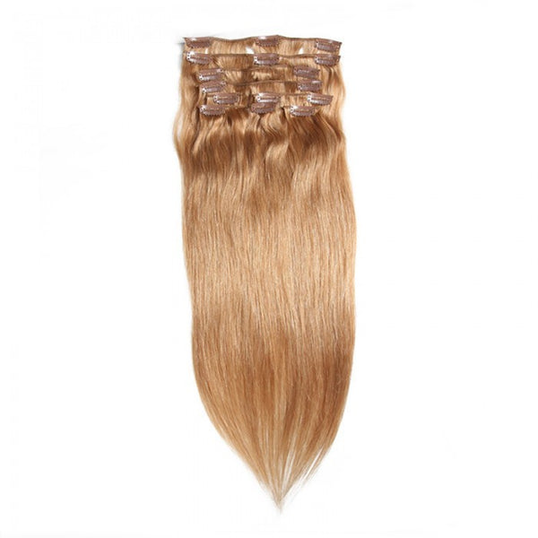 100g 27 Platium Blonde Clip In Hair Cheap Virgin Hair Extensions