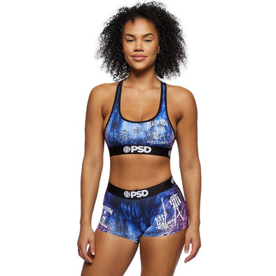 PSD Underwear Womens Death Row Doggy Style Sports Bra Multi