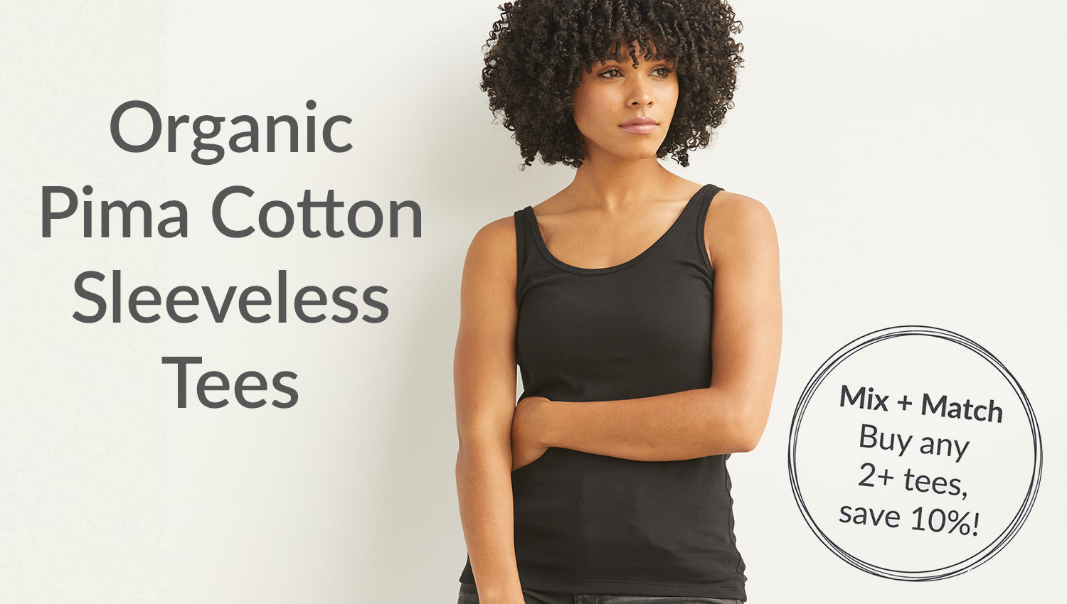 Organic Cotton Tank Tops | Sleeveless Tees | Fair Indigo