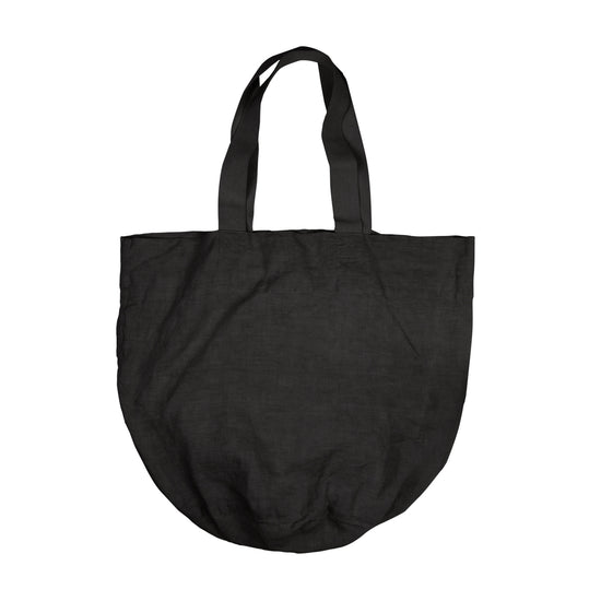 Load image into Gallery viewer, The Pure Linen Cotswold Tote | Faded Black
