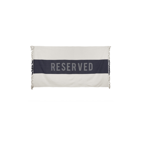 Load image into Gallery viewer, Reserved Beach Towel | Indigo
