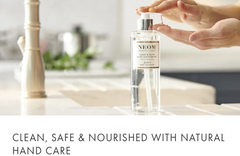 clean safe and nourished with natural hand care