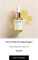 great day glow face oil