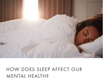 does sleep affect mental health