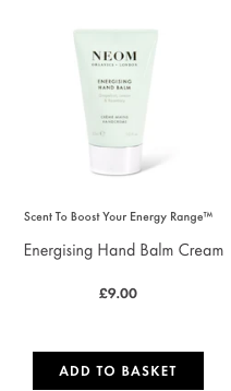 energising hand balm