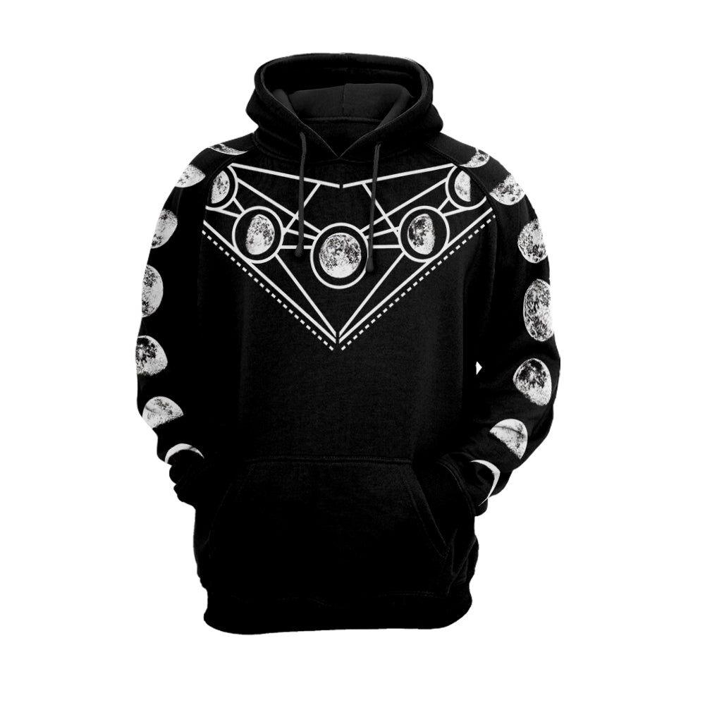 Moon Phase Occult Hoodie - BLACKMEOWW