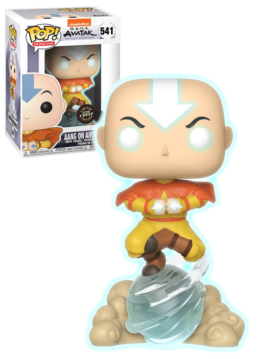 Funko POP! Animation: Avatar - Aang on Airscooter (Chase) (Glow)