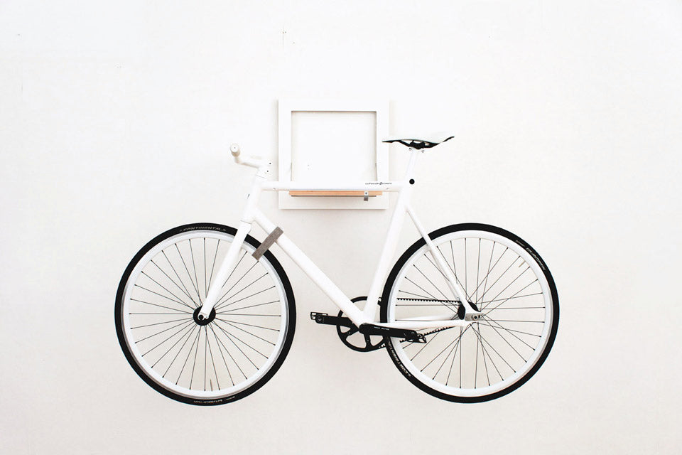 diy bicycle hanger
