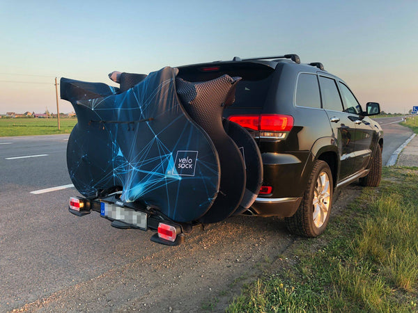 ic: Velosock on a car rack