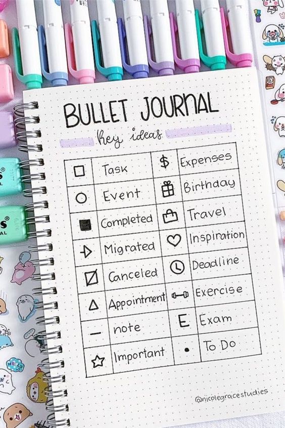 KUMA stationery crafts bullet journals notebook