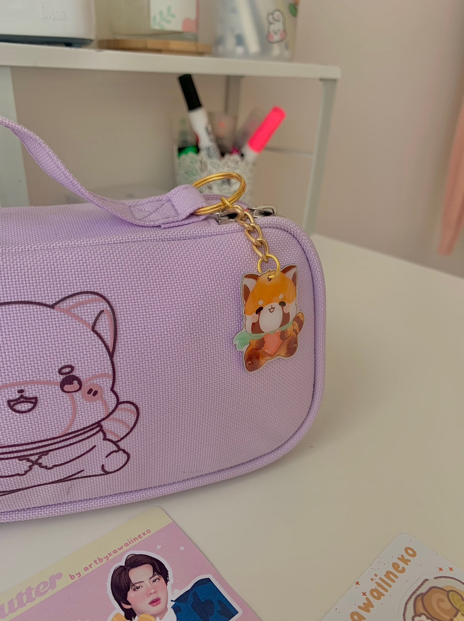 kuma compact pencil case stationery