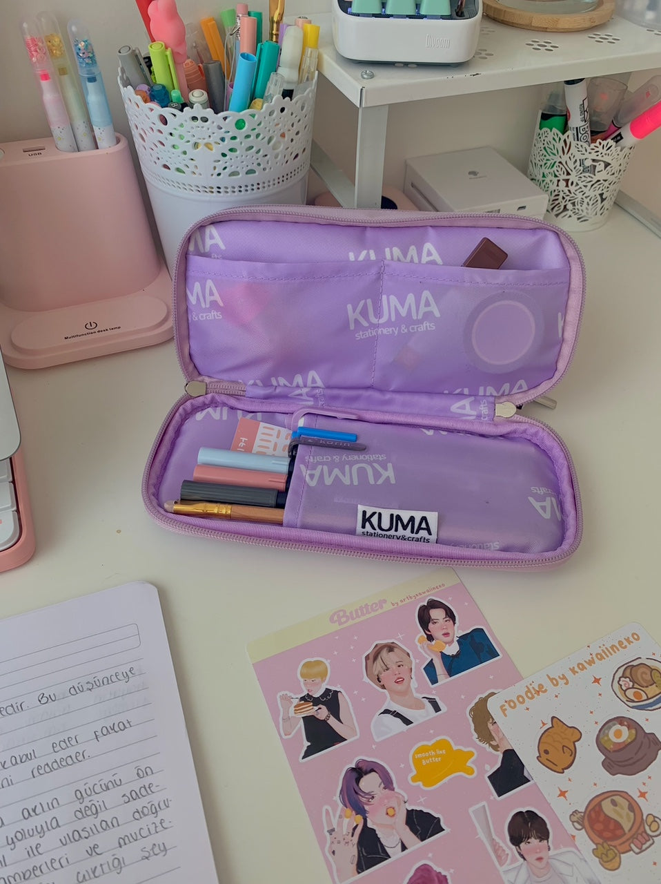 kuma compact pencil case stationery