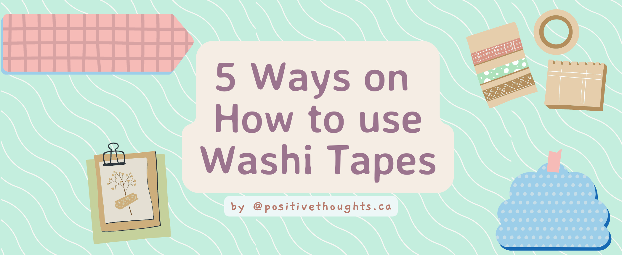 how to use washi tape