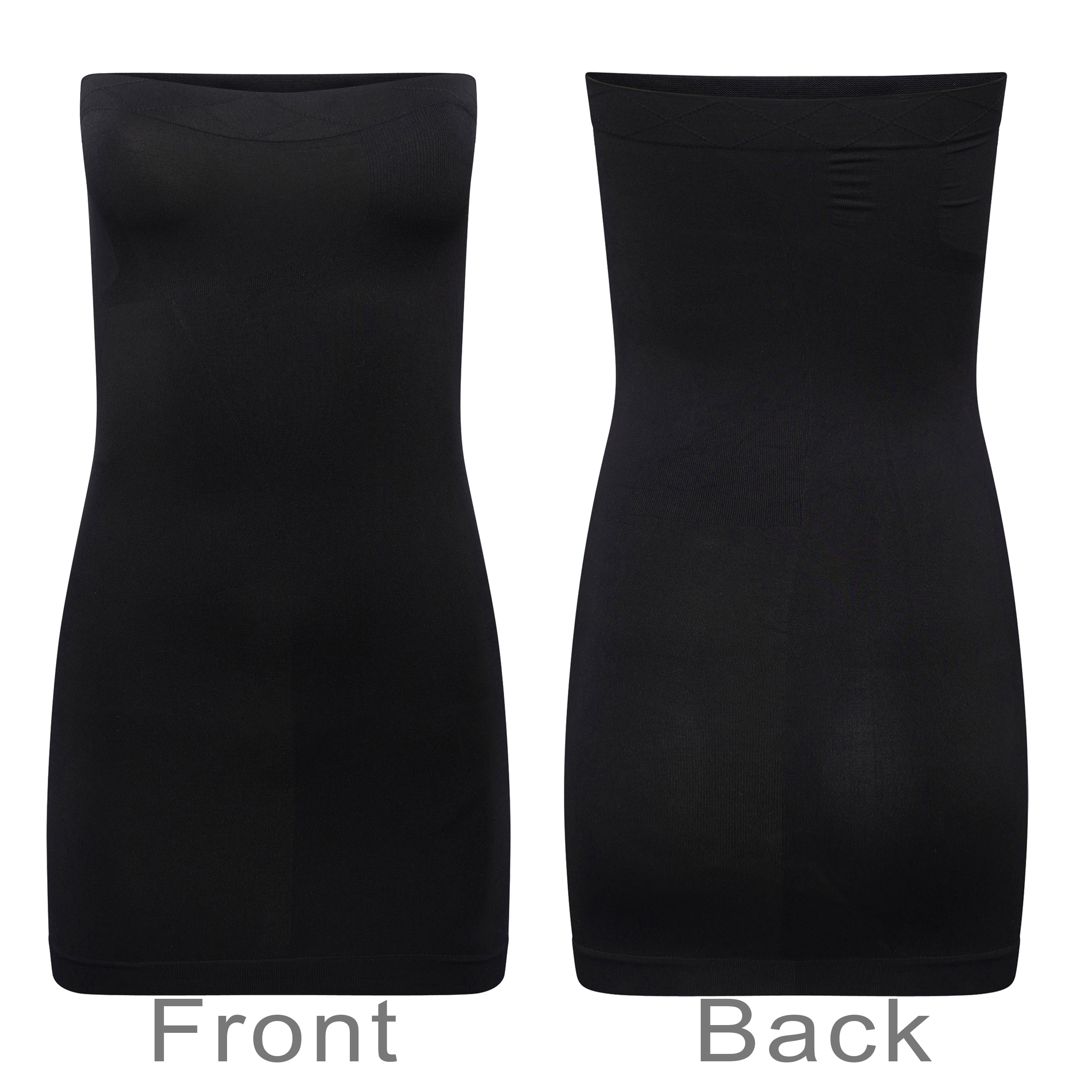 black strapless shapewear