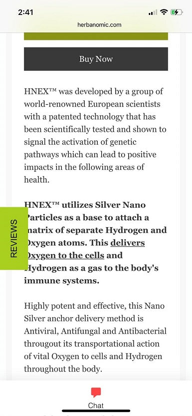 Herbanomic HNEX Hydrogen Scam Evidence 5