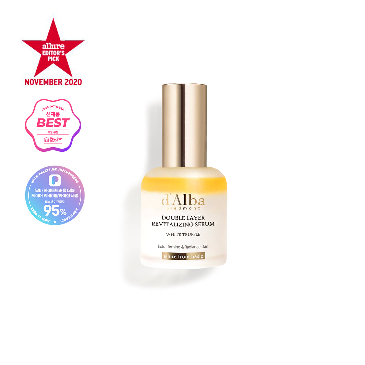 d'Alba Piedmont White Truffle Double Layer Revitalizing Serum