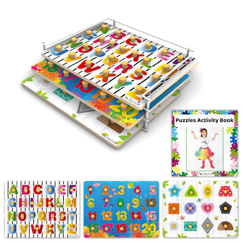 wooden puzzles for toddlers shapes