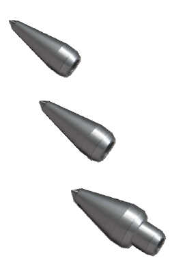 Bullet Mole Compression Points at Different Sizes
