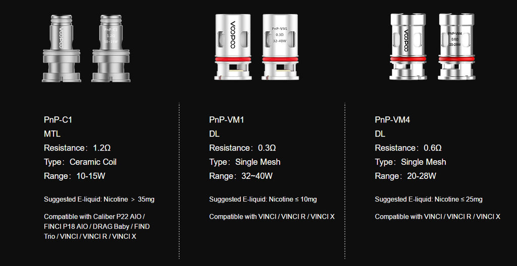 Voopoo PnP Coils