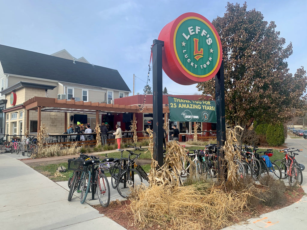 leafs lucky town bicycle ride