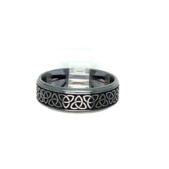 Celtic wedding ring in Tantalum, Celtic knot desighn