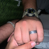 Tantalum wedding ring. 7mm wide for men
