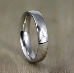 Polished Titanium Ring