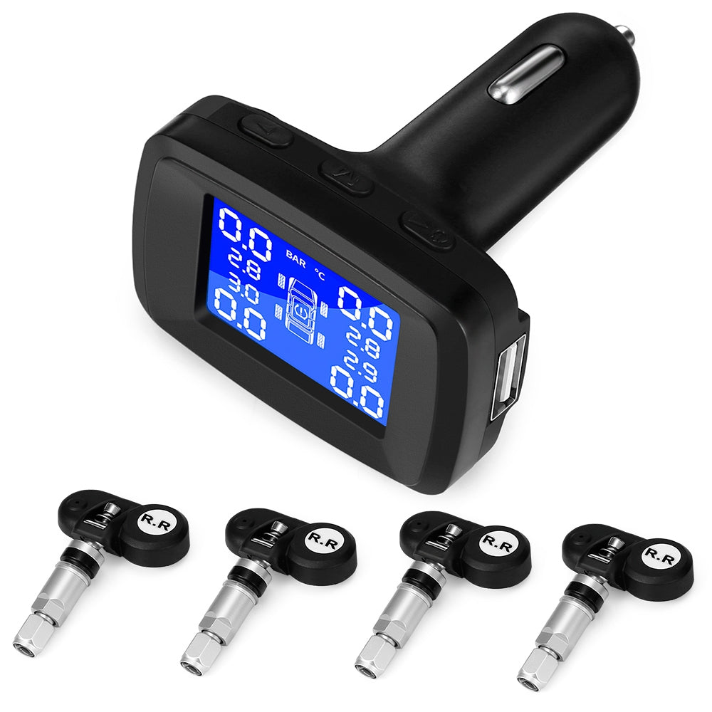 Car Tyre Pressure Monitoring System TPMS with 4 Internal Sensors