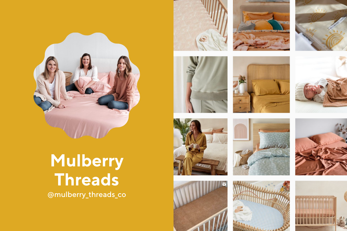 Women entrepreneurs female founded small business Mulberry Threads
