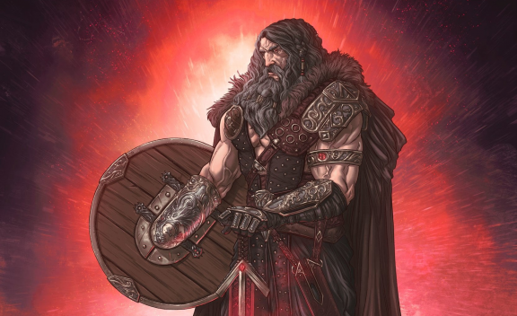 Tyr, God of Justice and War Character in Erethes