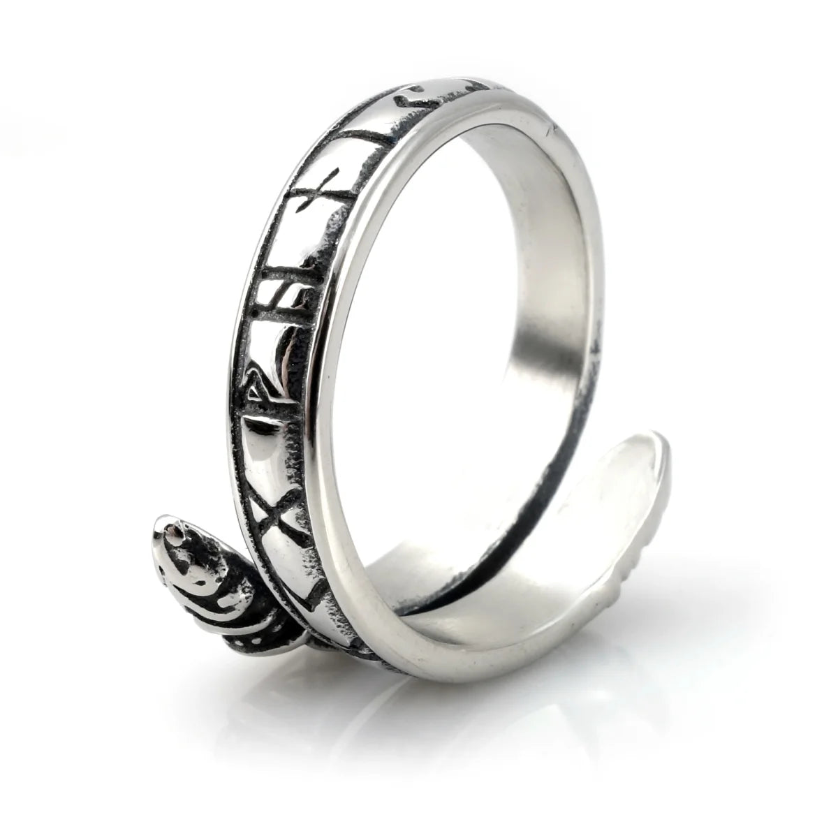 Jörmungandr  (Sterling Silver Viking Ring)