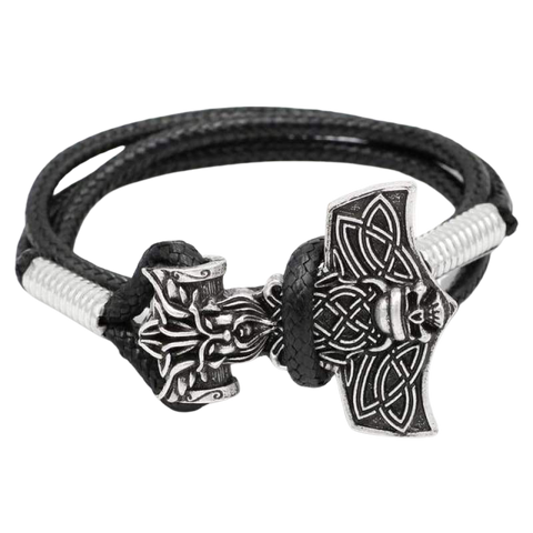 THORS HAMMER BRACELET - Silver - thor bracelet