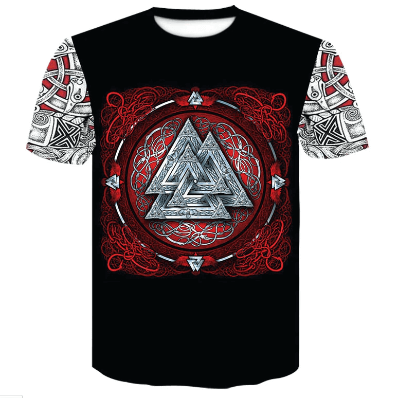 Blood Valknut (Viking Shirt) | Viking-Store™
