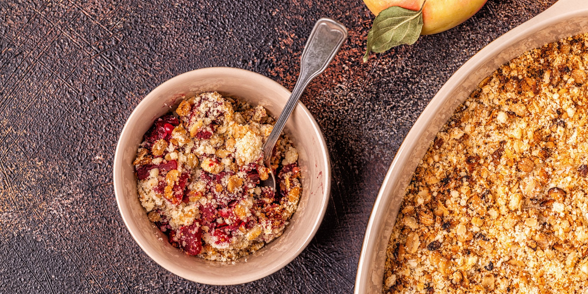 Apple crumble oatmeal recipe