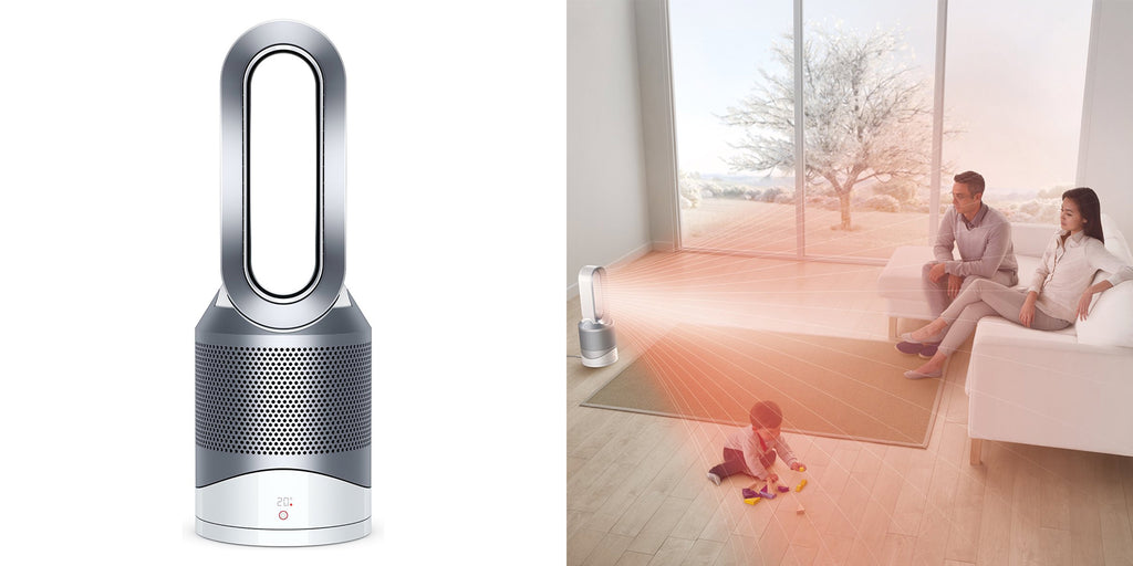 Dyson HP00 Pure Hot+Cool - Air Purifier - Silver/White