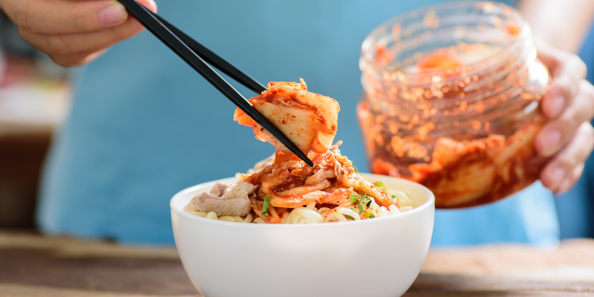 Kimchi eten