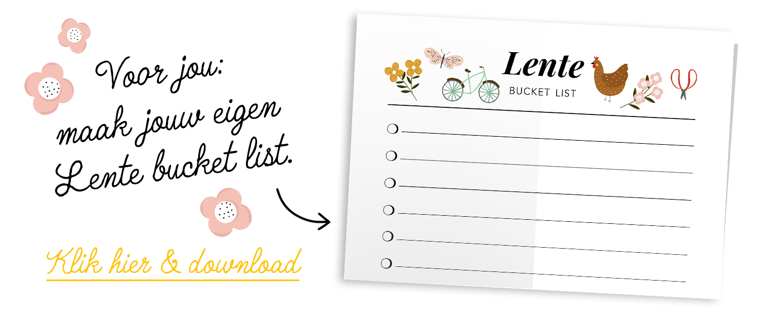 Frühlings-Bucketlist