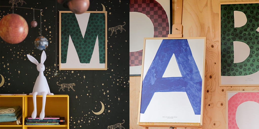 MrStarsky x Joelle Wehkamp letter posters