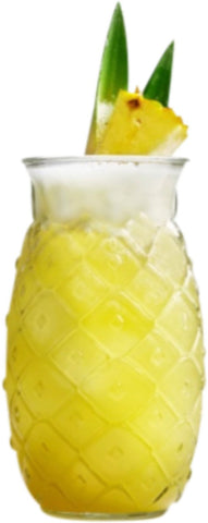 pina colada pineapple glass