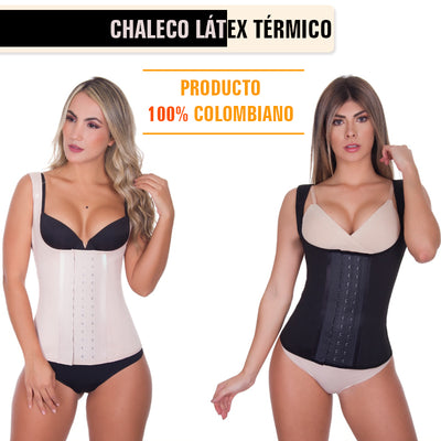 Colombian Latex Vest Waist Trainer / Faja Colombiana Reductora Chaleco Látex