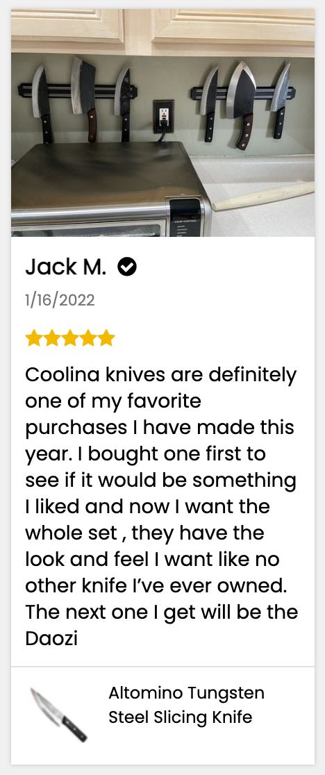 Coolina Knives Review