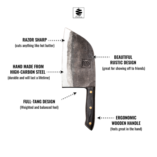 Coolina USA - LIXY - Hand-Forged Cleaver Knife Is #OnSale